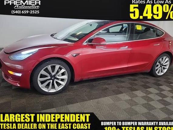TESLA MODEL 3 2018 5YJ3E1EB1JF117121 image